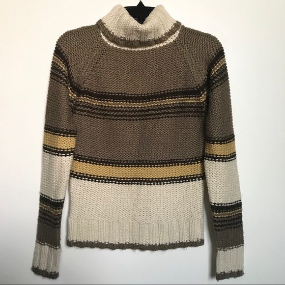 Kensie Sweaters - Kensie Turtleneck striped knit turtleneck sweater